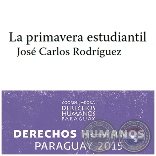 La primavera estudiantil - DERECHOS HUMANOS EN PARAGUAY 2015 - Autor:  JOS CARLOS RODRGUEZ - Pginas 565 al 568 - Ao 2015